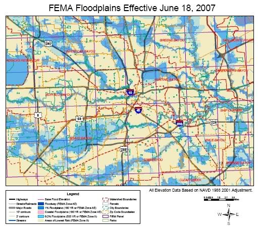 If you are totally against living in the flood plain, then check out how