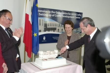 corporate, prime minister, malta, cake, craft centre, arts centre