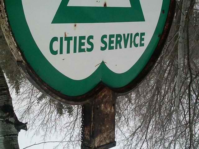 Cities Service Sign