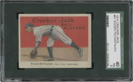 1914 Cracker Jack Peckinpaugh SGC 40
