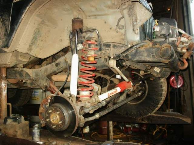 Install jeep spacer spring #2