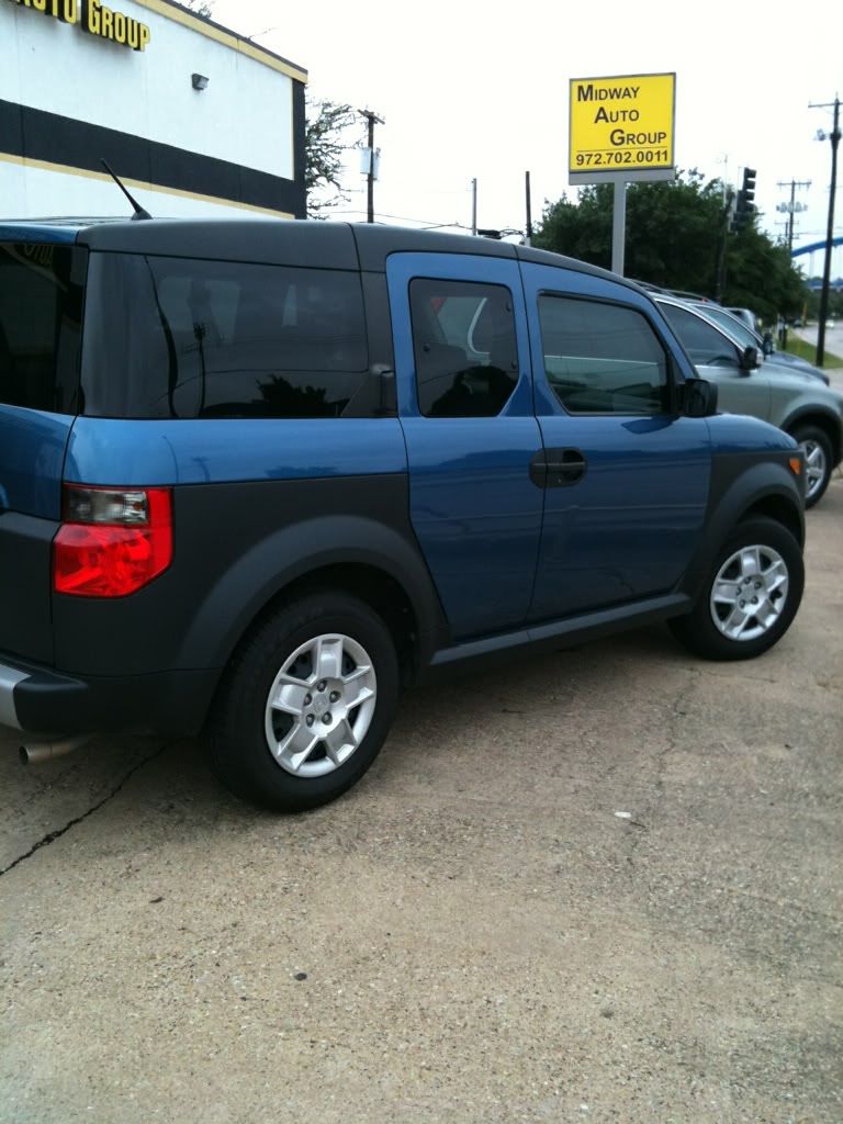 Baby blue honda element #3