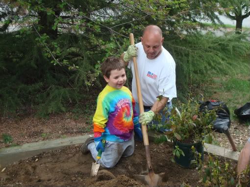 Noah and his Dad, Brian (park organizer) were a great help!