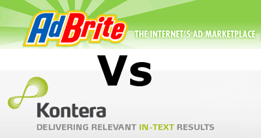 kontera vs adbrite