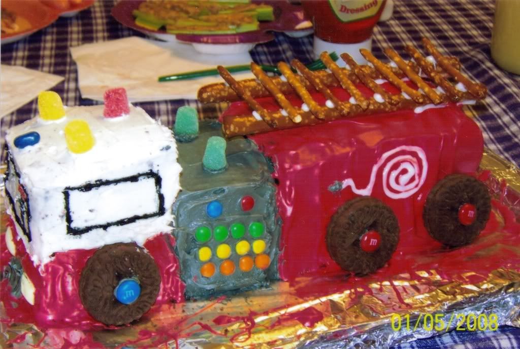 Malachi's Fire Truck Cake Pictures, Images and Photos