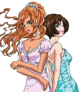 peach girl anime wallpaper. Momo is a high school girl with stunning skin and red hair, and she looks a 