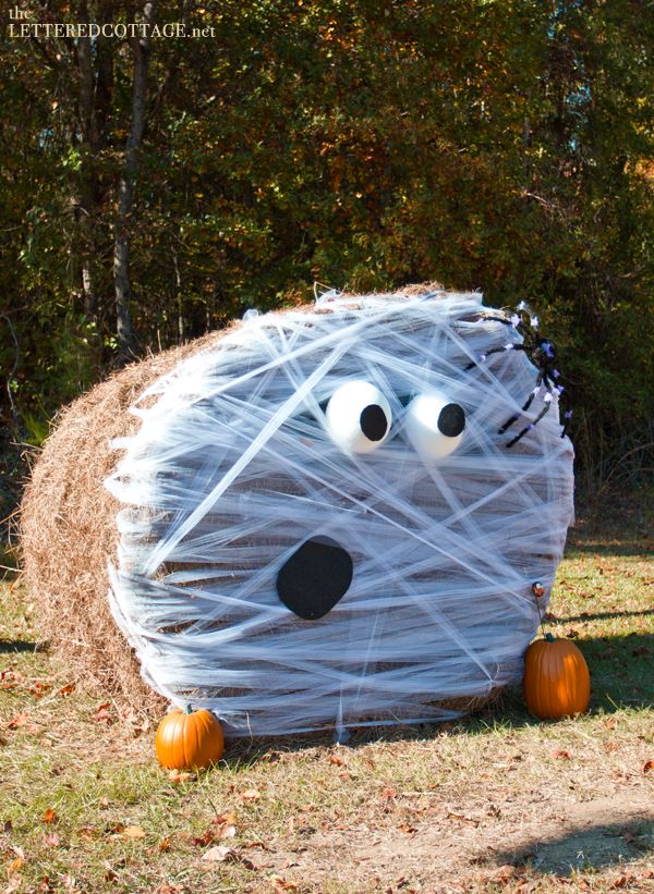 √ How to decorate hay bales for halloween ann's blog