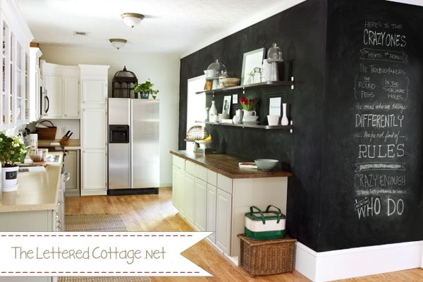 How to Paint a Chalkboard Wall 