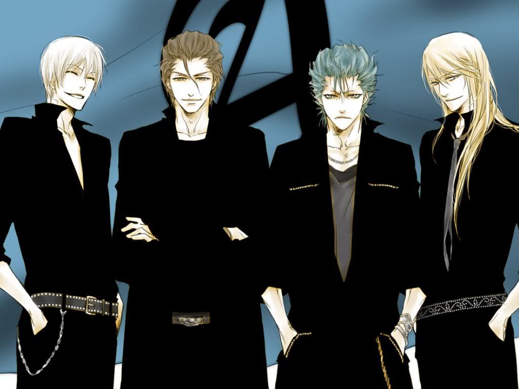 Gin, Aizen, Grimmjow, and Illforte Pictures, Images and Photos