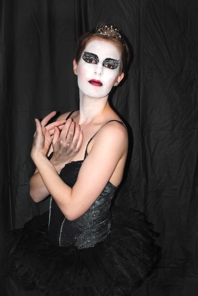  for Black Swan I said this is going to be my Halloween costume