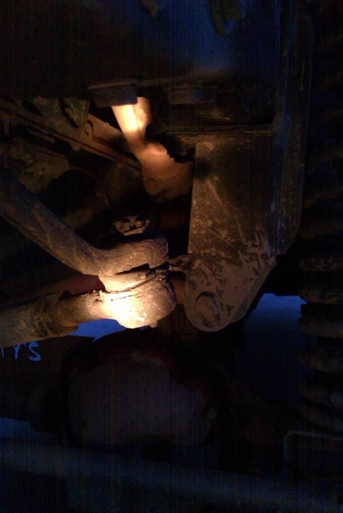 Pitman arm bushing broken and outer axle seal leaking Jeep Enthusiast