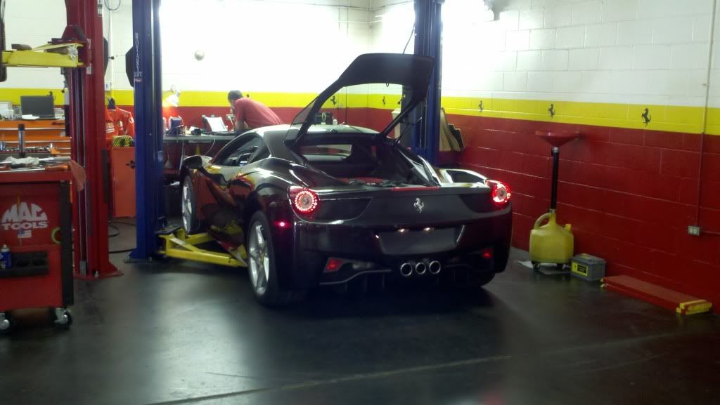 Brand New 458 Getting Preped For Its New Owner