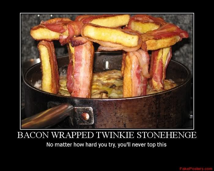 bacon photo: bacon wrapped stonehenge baconstonehenge.jpg