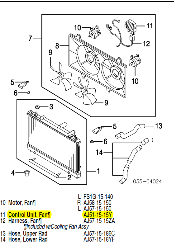 Fan Control Module Part Number Mazda 6 Forums Mazda 6 Forum / Mazda