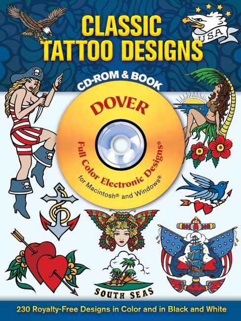 DOVER Electronic Clip Art Series - Classic Tattoo Designs