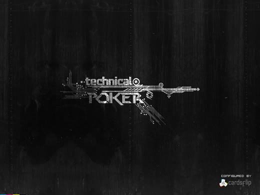 technical wallpaper. Technical Poker Wallpaper