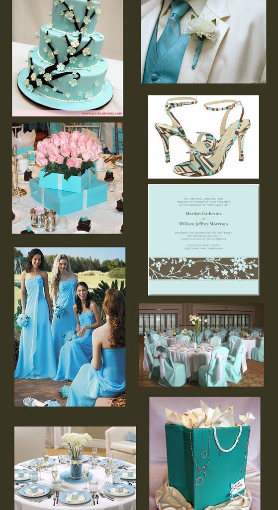 Here are some Color Inspirations for Tiffany Blue Color that I like