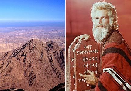 Moses High On Mount Sinai?
