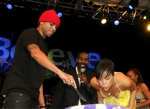 Rihanna And Chris Brown In Barbados