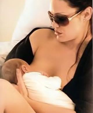 Angelina Jolie Twins Birth