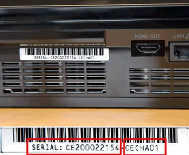 Search Ps3 Serial Number