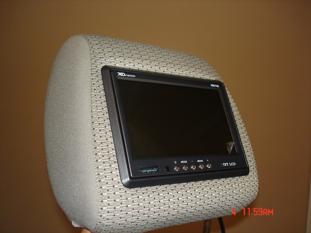 Two 7" Headrest Monitors Installed Jeep Commander Forum