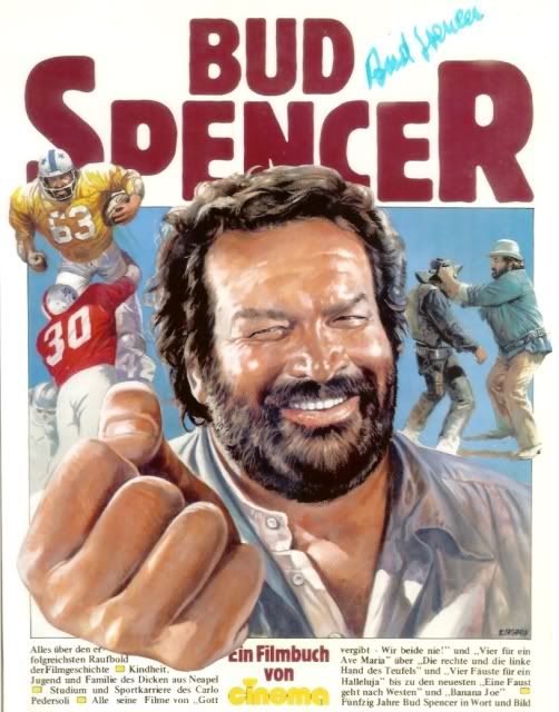 Accompanied by this song Bud Spencer enters the Wrestlingring accompanied by