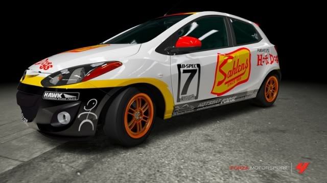 Sahlen's Mazda 2, B-Spec Mazda 2