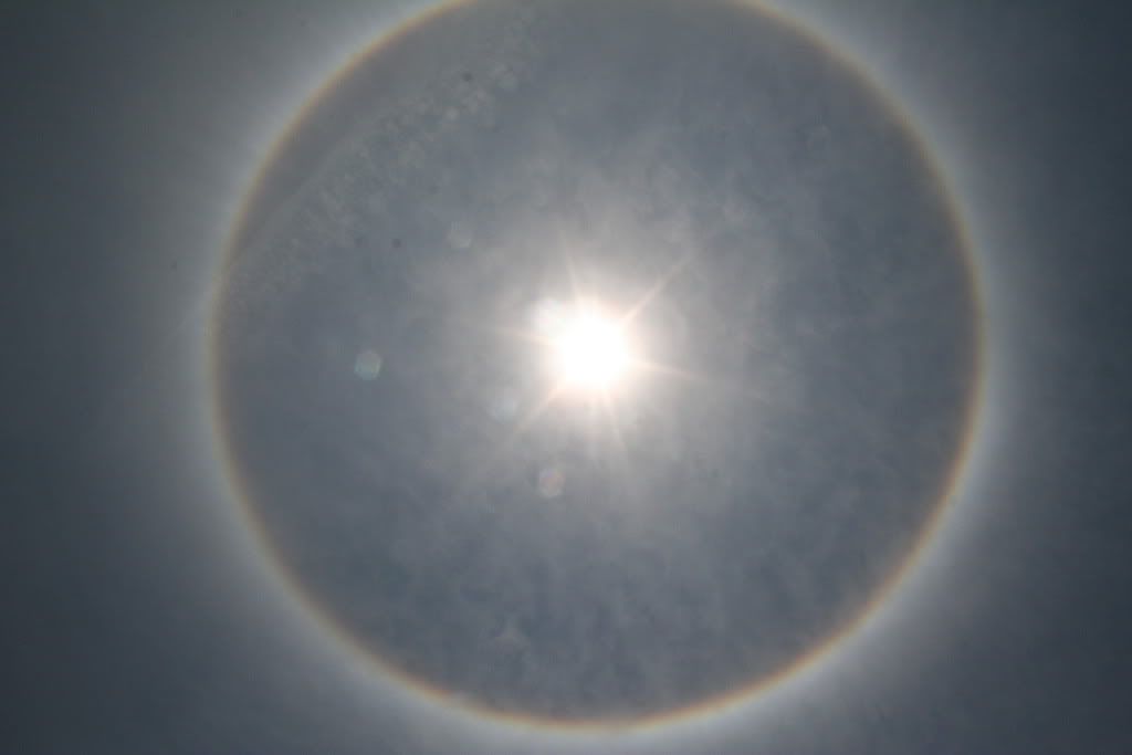 Rainbow Ring around sun