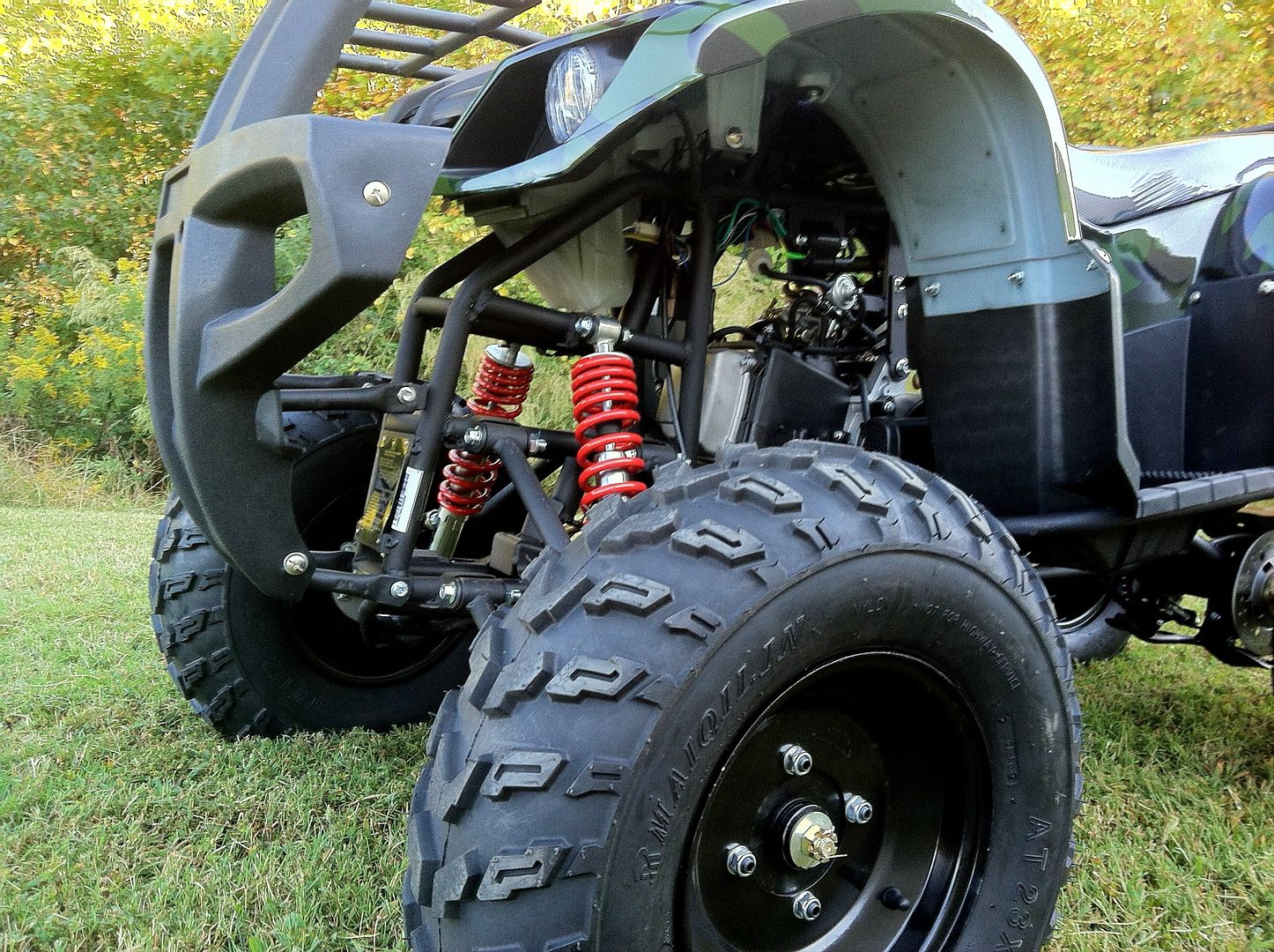 New 2012 Camo 150cc Utility ATV w/ Reverse 10" Rims 4 Wheeler Quad Free