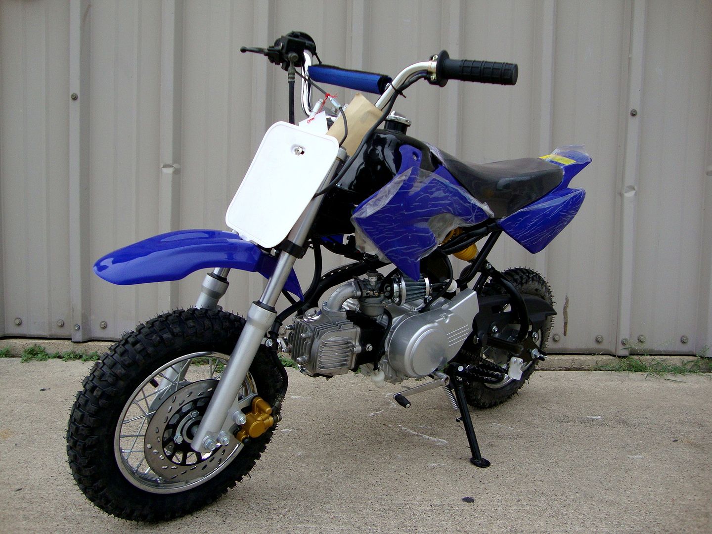 Blue 90 cc Gas Powered Dirt Bike under 100 cc 4 Colors eBay