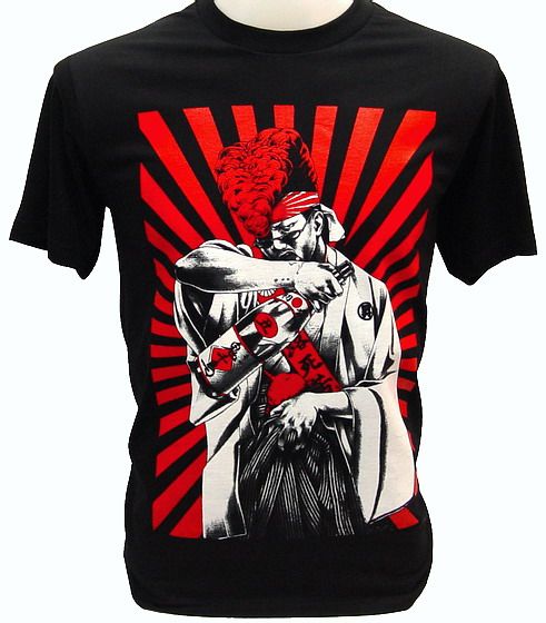 Samurai Yakuza Gangster Tattoo Pop Art TShirt SMLXL eBay