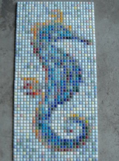 Bathroom Mosaic Tiles on 30x60cm Seahorse Mosaic Tile Bathroom Floor Decoration   Ebay