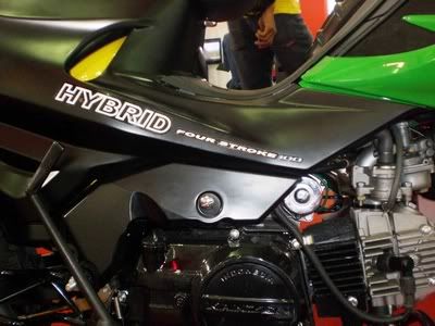 Kanzen Hybrid. Kanzen Hybrid. Sepeda motor pertama di Indonesia dengan bahan bakar gas dan bensin.
