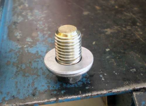 baut oli terpasang gasket logam foto by alonrider