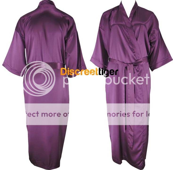 Oversized Satin Robes Silk Full Length Plus Sizes 6 to 16 Bridesmaids
