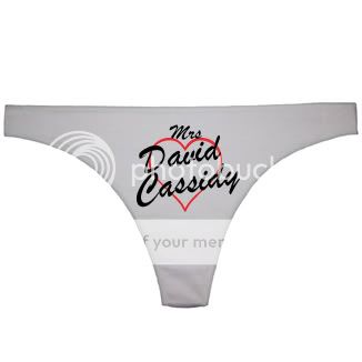 Mrs Chad Kroeger Thong or Briefs   Print Any Name  