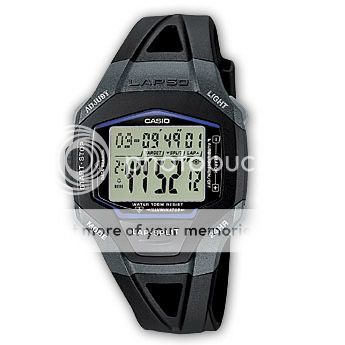 CASIO 50 LAP MARATHON WATCH WS 110H WS110H WS 110H 1AVHDF