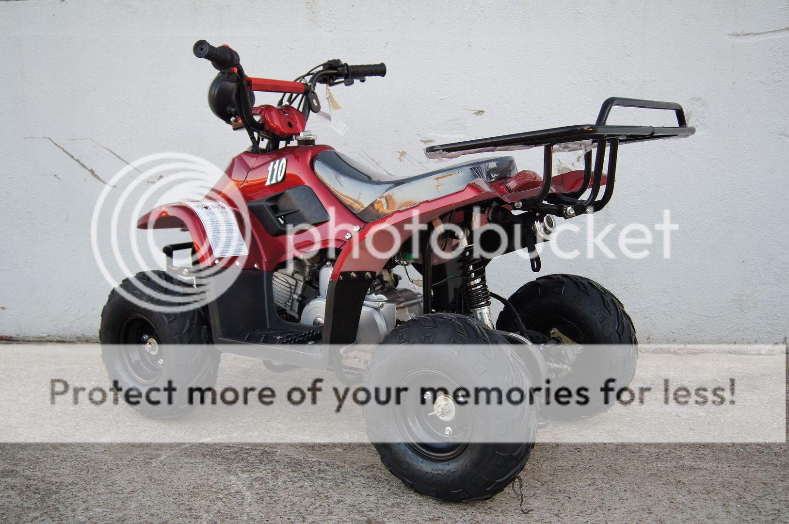 New 2014 Black 110cc Kids Sporty ATV 110cc Auto Quad 4 Wheeler Youth 110cc ATV