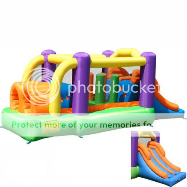 Inflatable Bounce House Pro Racer Bouncer with Slide Double Stitching 