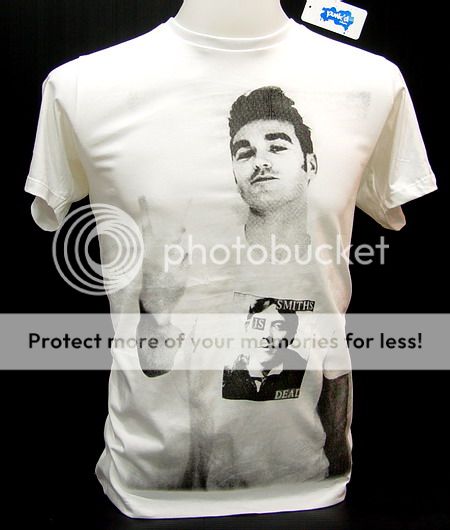 Morrissey The Smiths Finger Flip Punk Rock T Shirt S  