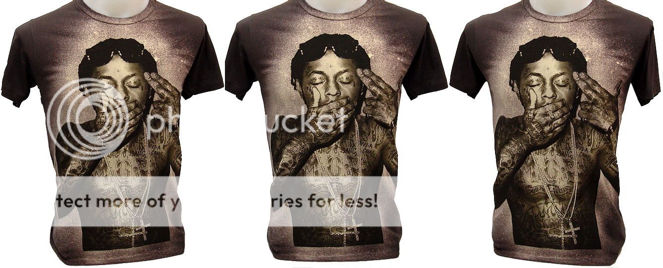 lil Wayne★ Free Weezy Young Money CD T Shirt Jay Z S