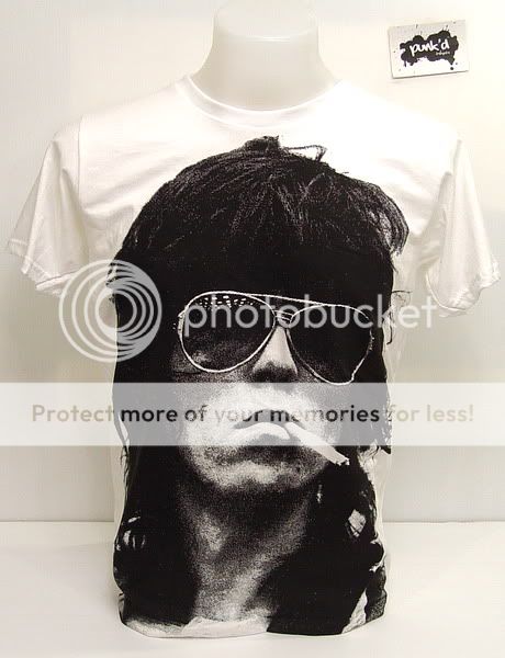 Keith Richards 70s Vtg Rock Legend Punk T Shirt M