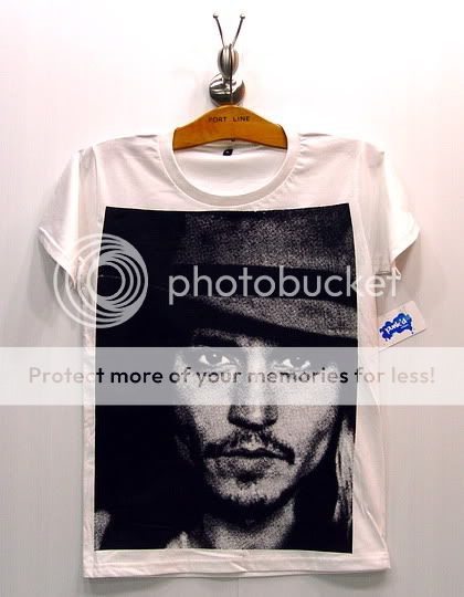 JOHNNY DEPP Celebs Movie Star Vintage Rock T Shirt S  