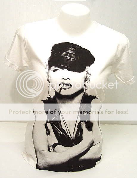 MADONNA 80's Pop Star Icon Vintage Punk Rock T-Shirt S | eBay